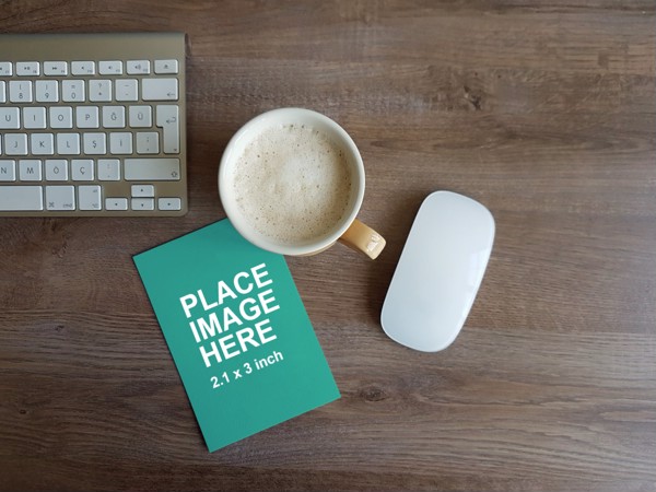 Business card mockup