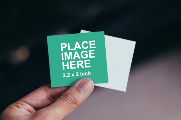 Small paper mockup
