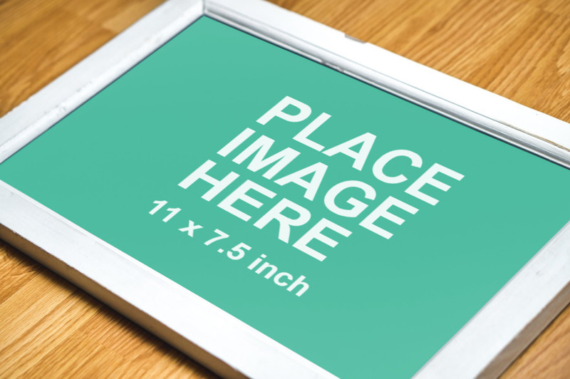 Close up chalkboard mockup
