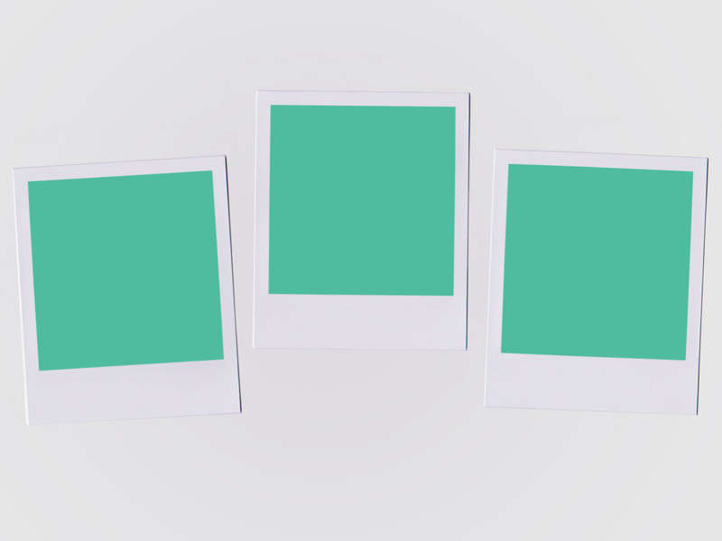 3 instant photos
