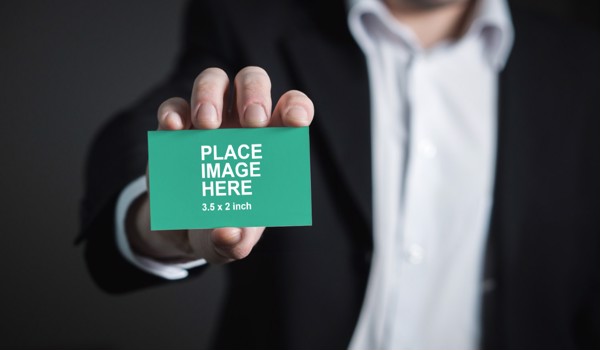 Business card mockup