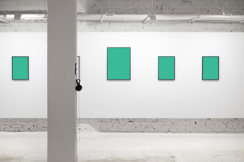 4 frames on gallery wall