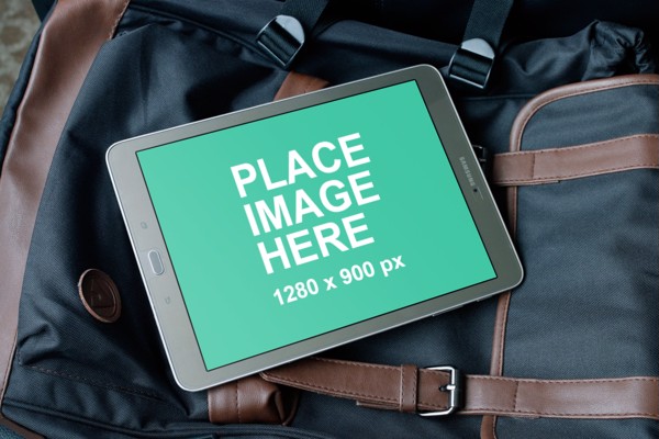 Samsung Tab 3 in landscape