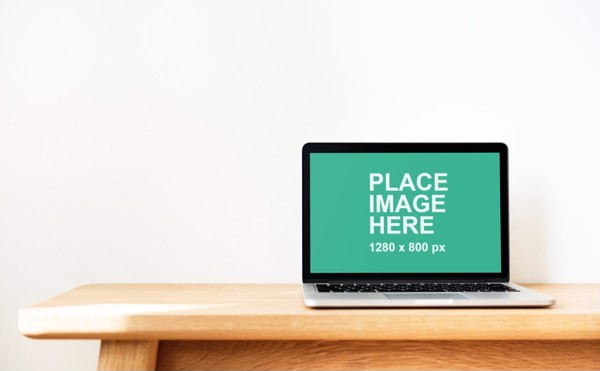 13 inch MacBook mockup