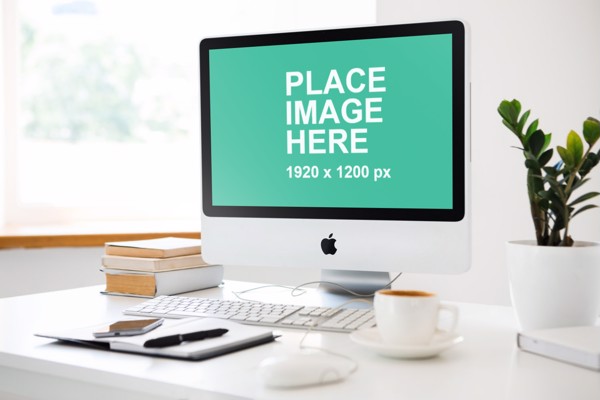 Old iMac in home office