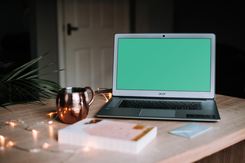 Acer laptop on table