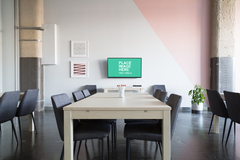 Full HD TV in meeting room