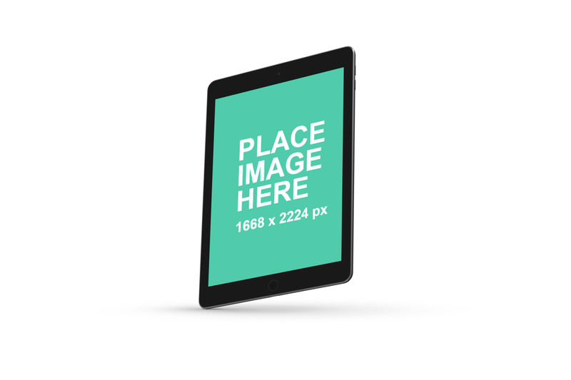 Floating iPad Pro mockup