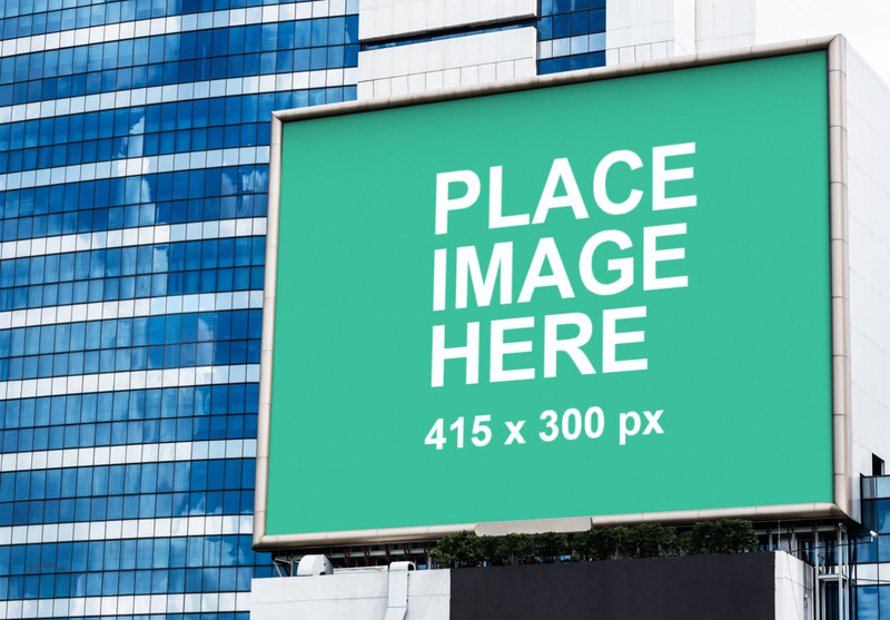 Huge billboard outside