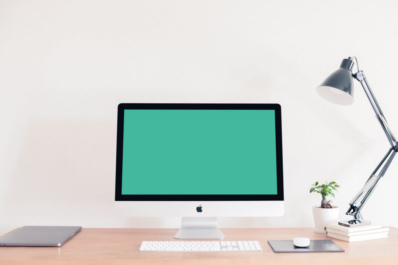 iMac on office desk