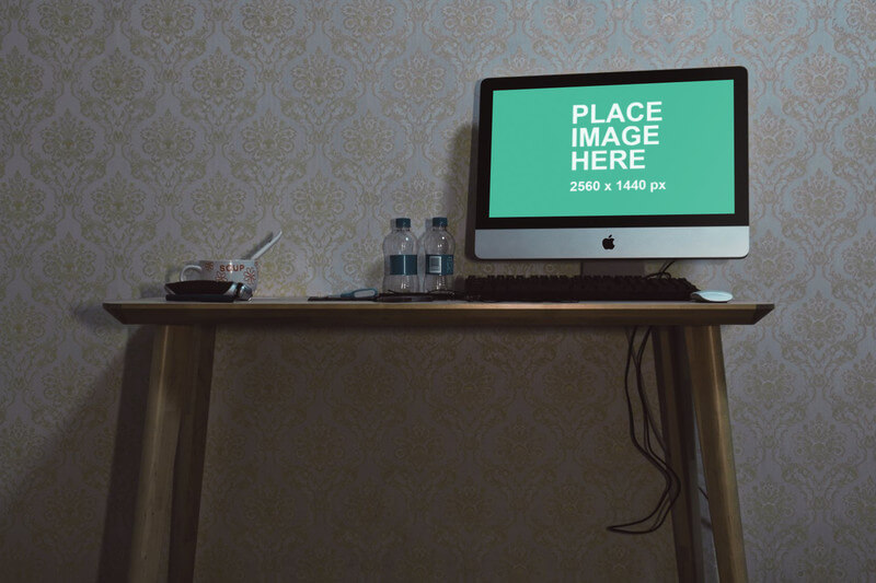 iMac on domestic table