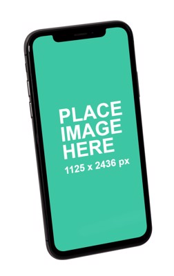 Clean iPhone X mockup