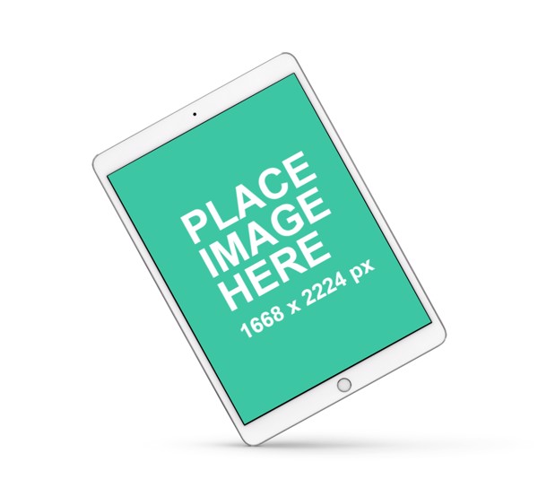 iPad balancing rotated left