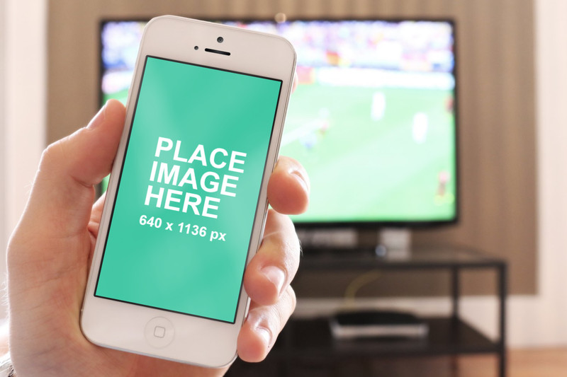 iPhone 5 white world cup football