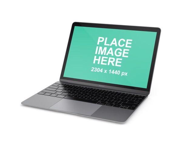 Left faced MacBook