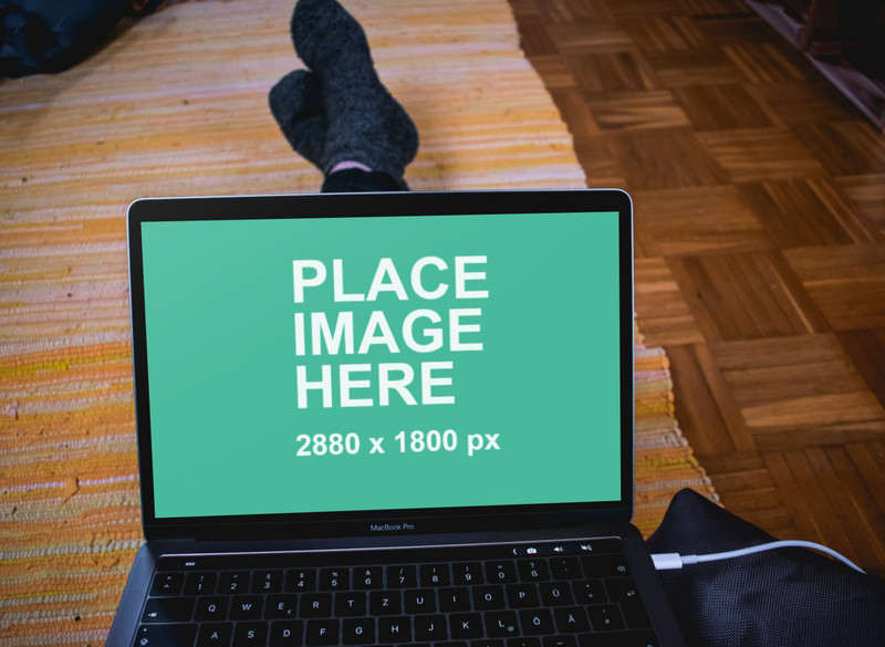 Man using MacBook Pro
