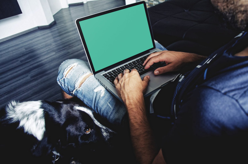 Man using MacBook Pro
