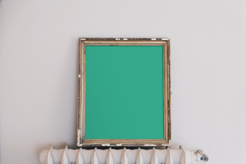 Old wooden frame