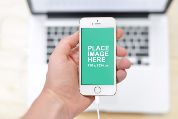 Closeup iPhone 6 mockup