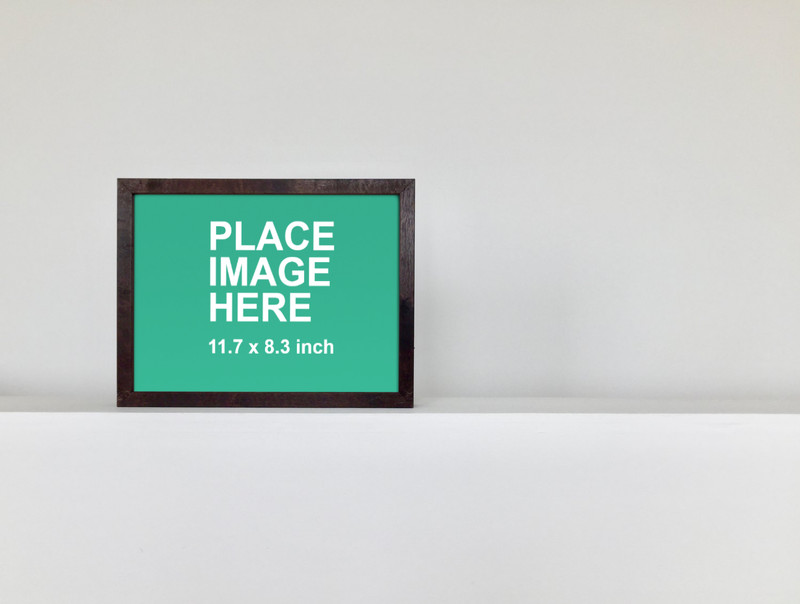 Small wooden picture frame