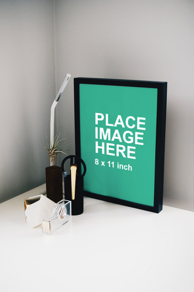 Small frame on table