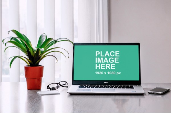 DELL laptop mockup